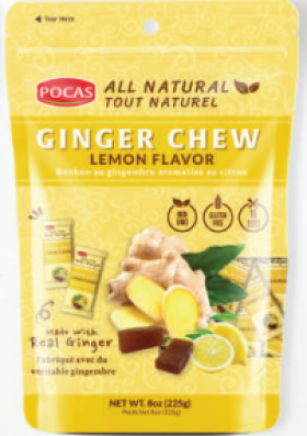 Pocas Ginger Chew Lemon